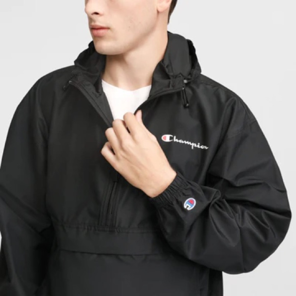 Champion Stadium Packable Jacket, Script Logo - Picture 3 of 4